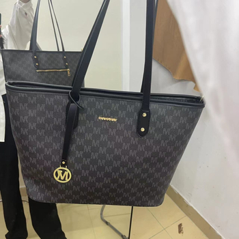 Geantă Tote din PU pentru femei, stil urban minimalist, formă vertical pătrată, fermoar, buzunar interior pentru telefon