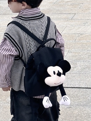Dječji nylon ruksak s leopard uzorkom — ultra lagan, proširiva dizajn, ergonomski zakrivljeni remeni, Crossbody stil