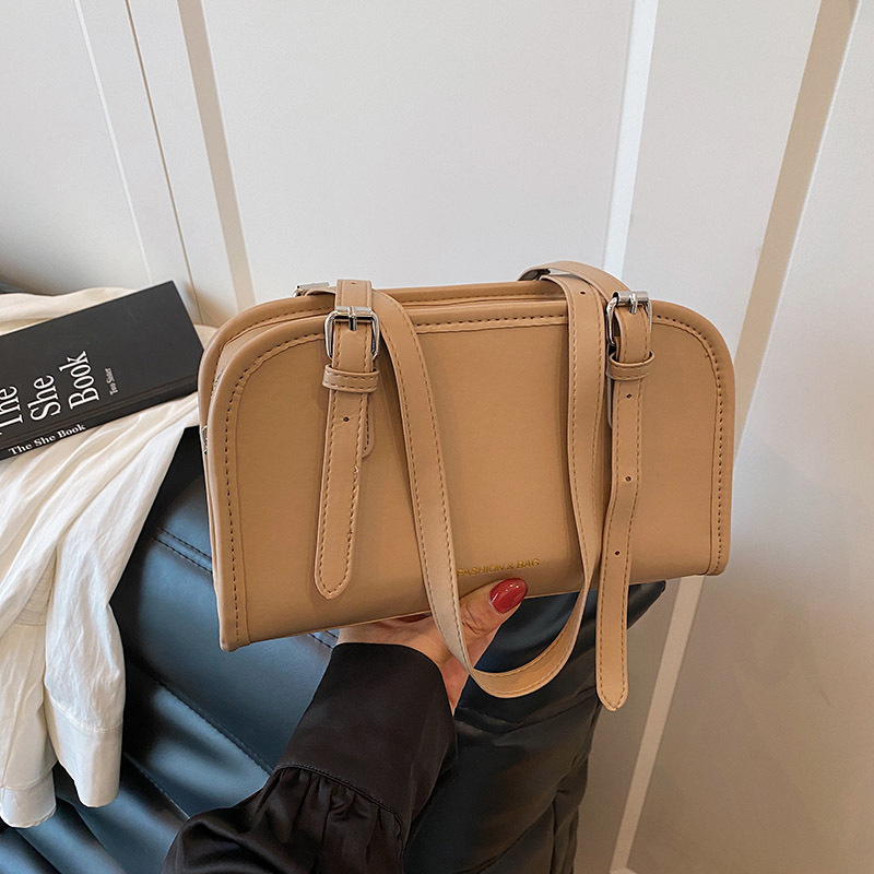 PU bucket torba, gradska jednostavnost, horizontalno četvrtastog oblika, zatvarač, džep za mobitel