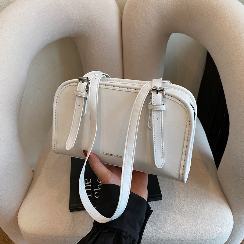 PU bucket torba, gradska jednostavnost, horizontalno četvrtastog oblika, zatvarač, džep za mobitel