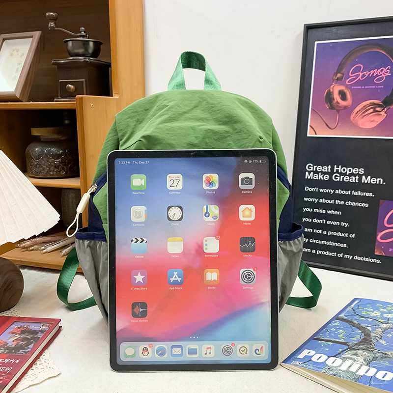 Laste kerge väljakoolseljakott kooliks (unisex, Oxford-kangas, kumerad õlarihmad, 2025 suvi)