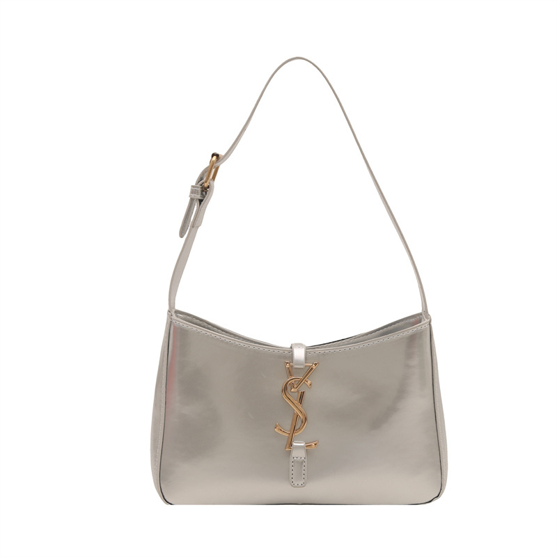 Torba za pazuh, gradski stil, PU, horizontalni kvadratni oblik, zatvarač, džep za mobitel