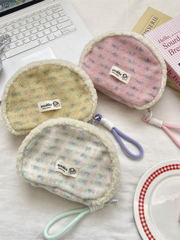 Sozakka pliš patchwork školjkasta torbica za žene – ulični stil, zatvarač, platnena podstava