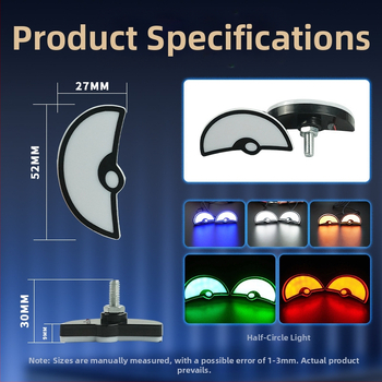 LED motociklo žibintai – 12V, 12W, 1200 lm, IP60, Modelis Imp Eyes