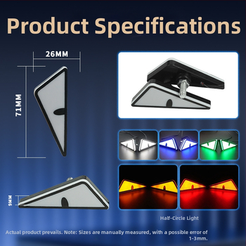LED motociklo žibintai – 12V, 12W, 1200 lm, IP60, Modelis Imp Eyes