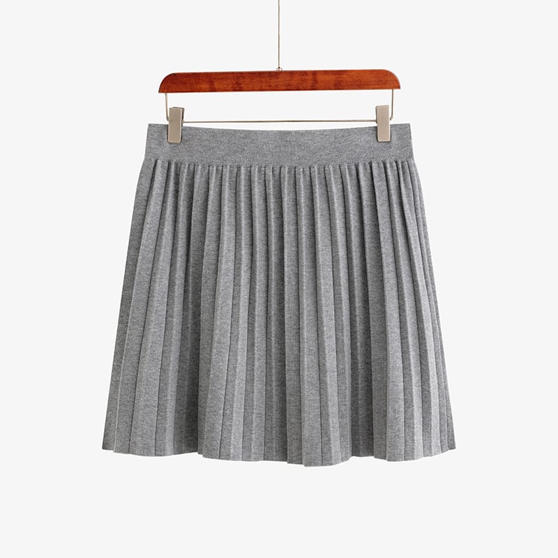 Naili Plus-Size Πλεκτό Κουστουμί με Φούστα και Καρντιγάν, Φθινοπωρο 2025, 45-count Μαλλί-Μίξη, Πολυεστέρας/Νάιλον