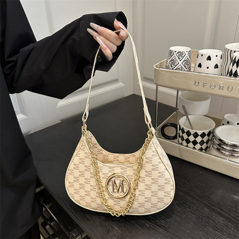 Geantă de umăr – simplitate urbană, material PU, formă Orizontală pătrată, închidere cu fermoar, buzunar pentru ID