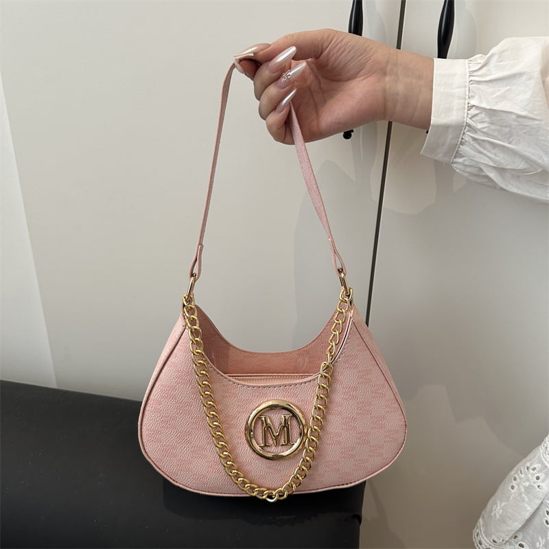 Geantă de umăr – simplitate urbană, material PU, formă Orizontală pătrată, închidere cu fermoar, buzunar pentru ID