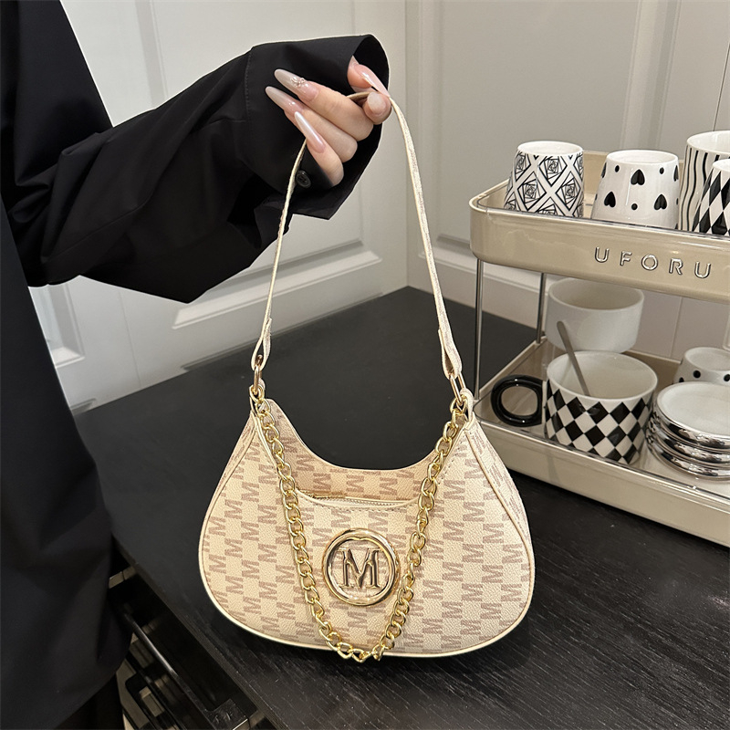 Geantă de umăr – simplitate urbană, material PU, formă Orizontală pătrată, închidere cu fermoar, buzunar pentru ID