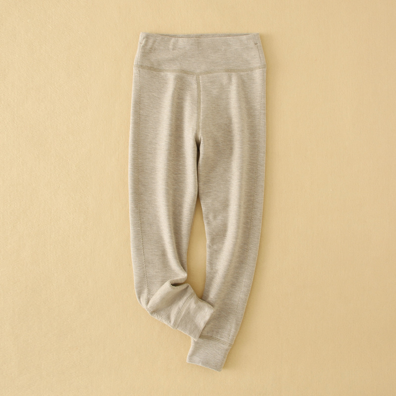 Gyerekeknek készült magas derekú meleg nadrág, uniszex, viszkóz-selyem-kasmír keverék, őszi-téli időszak, 8 évesnél idősebbeknek