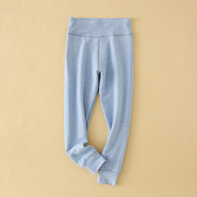 Gyerekeknek készült magas derekú meleg nadrág, uniszex, viszkóz-selyem-kasmír keverék, őszi-téli időszak, 8 évesnél idősebbeknek