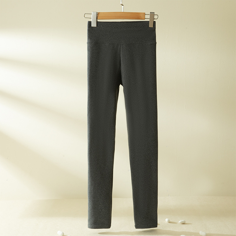 Colanți termici pentru femei cu fleece micron, 80–90% acetat, <30% spandex, groși, elasticitate înaltă, croială strânsă, pentru maternitate