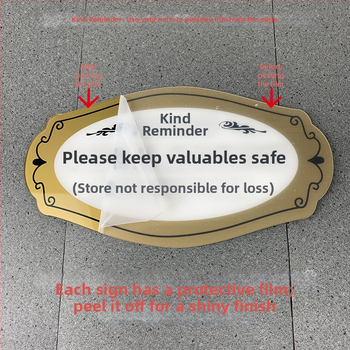 Akrilinė durų žyma ir sienos lipdukas – serigrafija, Jingying prekės ženklas; tinkama įvairioms vietoms; saugumo ženklai, gėrimų ženklai, portalų ženklai