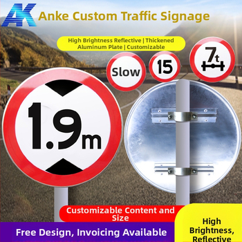 Greičio apribojimo ženklas – Anke, eismo ženklų serija