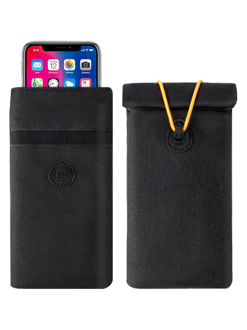 KOSIBATE Faraday mobiliųjų telefono maišelis, poliesteris, vidinis apsauginis audinys, Draasher sagtis