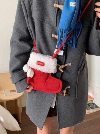 Geantă crossbody tip bucket din PU, stil urban minimalist, căptușeală poliester, buzunar cu fermoar