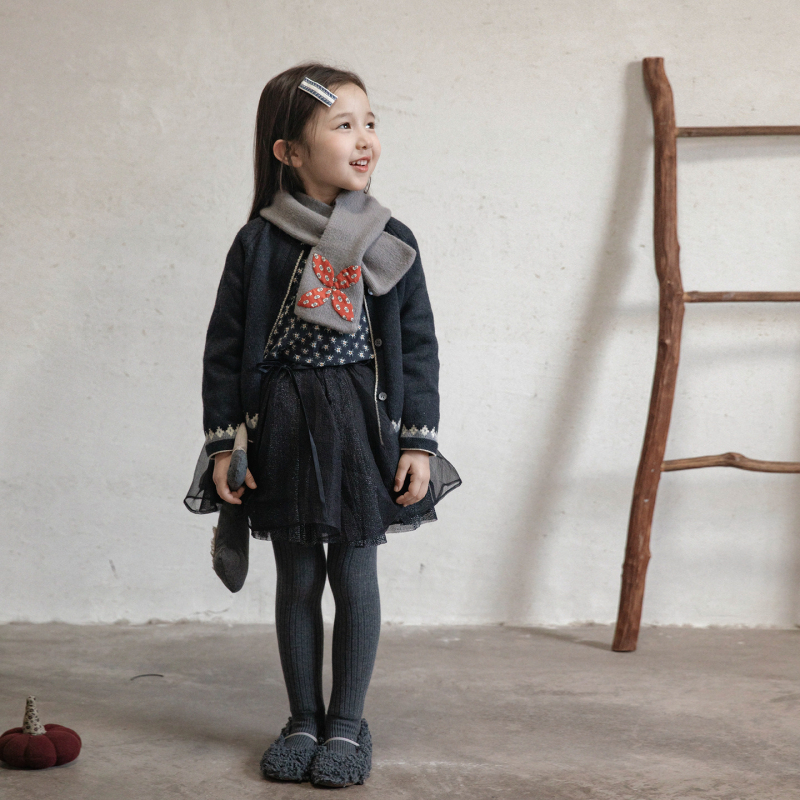 Dječje pamučne tajice za djevojčice, pantyhose dužina, srednja debljina, uzrast 1–3 godine