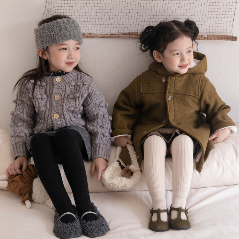 Dječje pamučne tajice za djevojčice, pantyhose dužina, srednja debljina, uzrast 1–3 godine