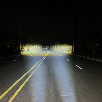 Tun LED pentru fascicul înalt, cu lentilă LED, aliaj de aluminiu, 12–24V, 38W, durată de viață 50.000 ore