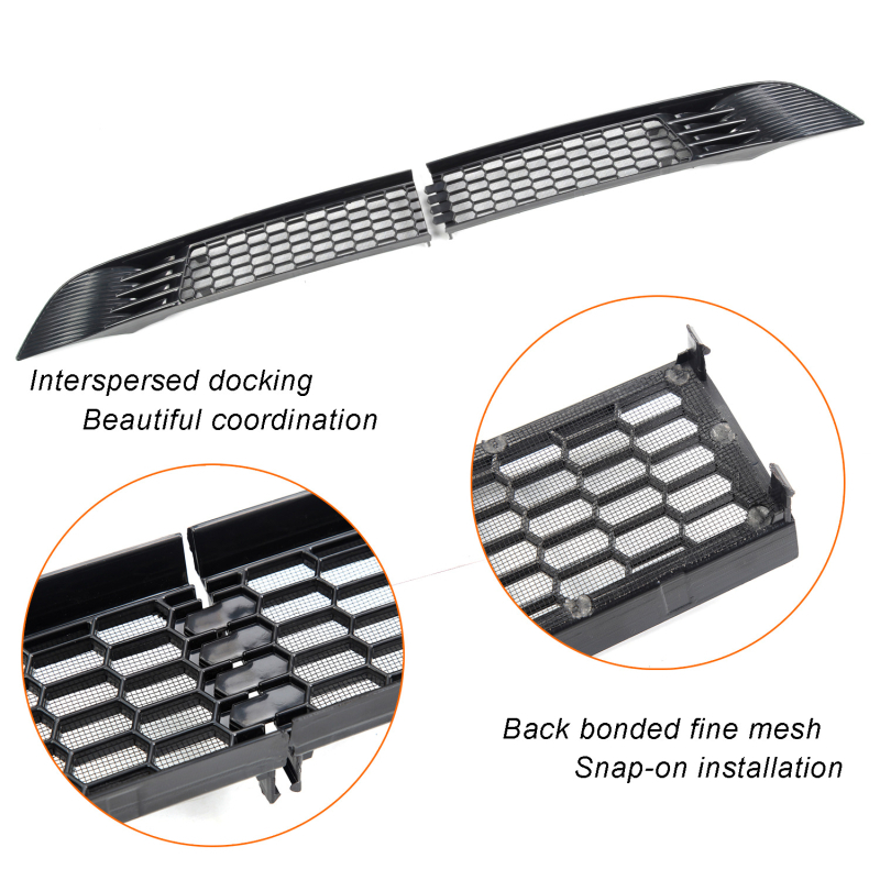 RIAYOOE Model 3/Y priekinės grotelės apsauginis tinklelis nuo vabzdžių su vandeniui atsparia įėjimo juosta