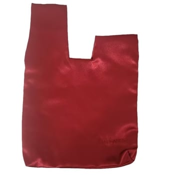 Geantă de încheietură din satin pentru femei, nod, stil urban minimalist, material textil, geantă subraț, formă verticală pătrată, buzunar pentru telefon și buletin