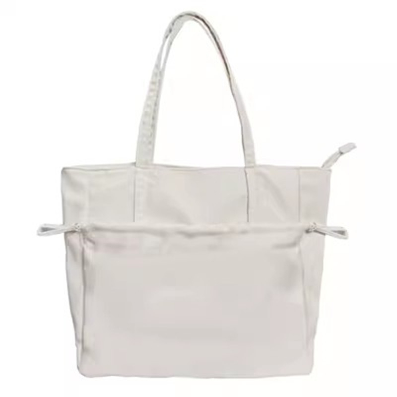 Geantă Tote din nylon cu fermoar, buzunar intern pentru telefon, două curele, pentru utilizare zilnică