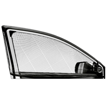 Automobilio lango tinklinis saulės užsklandos su uodų tinklu – kvėpuojantis, skaidrus, pakabinamas tvirtinimas, pritaikomas apdorojimas