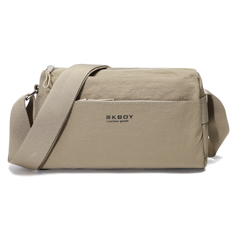 Keresztpántos válltáska, prémium anyag, hétköznapi utazási stílus, egyetlen vállpánt, cipzáras nyitás, belső zsebek telefonhoz és dokumentumokhoz