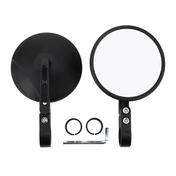 GOOFIT motociklističko retrovizor za upravljač, kružno staklo, model E036-SF-204, PP kućište