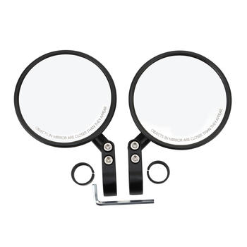GOOFIT motociklističko retrovizor za upravljač, kružno staklo, model E036-SF-204, PP kućište
