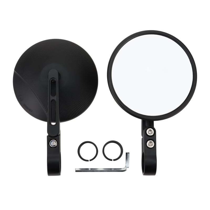 GOOFIT motociklističko retrovizor za upravljač, kružno staklo, model E036-SF-204, PP kućište