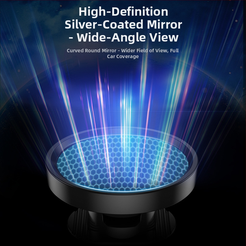 Automobilio vidinis galinio vaizdo veidrodėlis, mažas apvalus veidrodėlis akloms vietoms, platų kampą matomumas — YYS