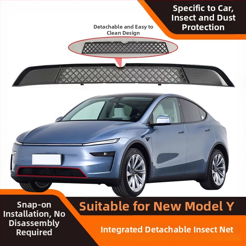 Insektų apsauga priekinio oro įsiurbimo dangtelis Tesla Model Y — medžiaga ABS; Prekės ženklas: Other; Suderinama su Model Y