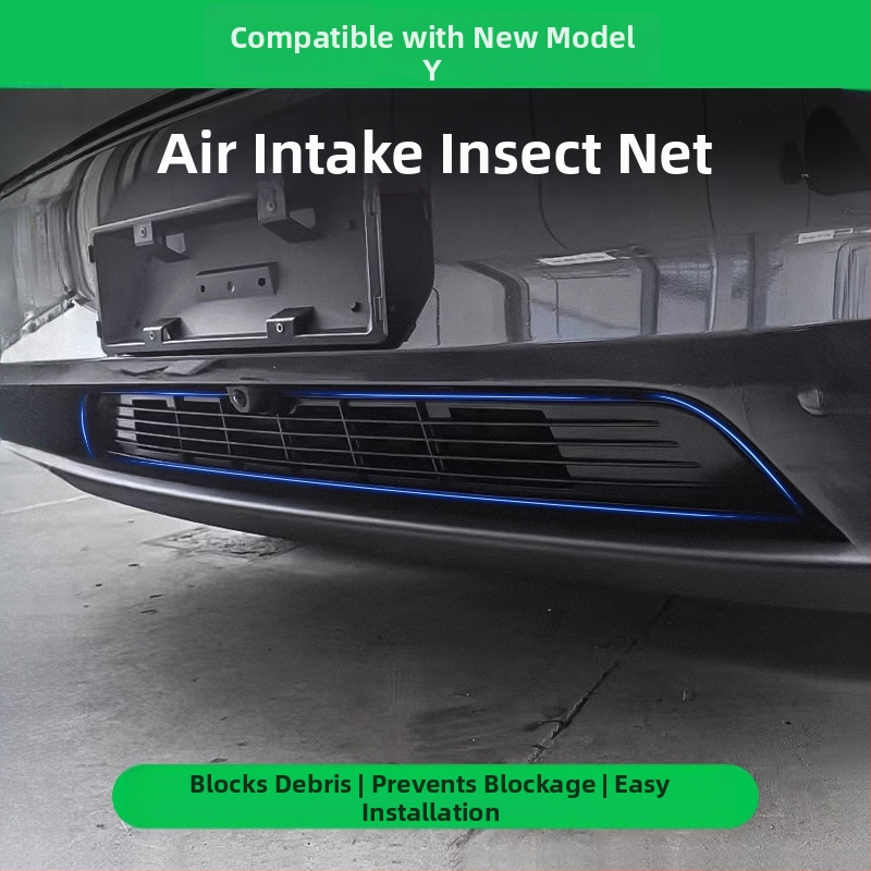 Insektų apsauga priekinio oro įsiurbimo dangtelis Tesla Model Y — medžiaga ABS; Prekės ženklas: Other; Suderinama su Model Y