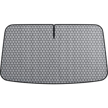 Parasolar parbriz auto din PVC, fixare prin clips, potrivire universală, imprimare logo