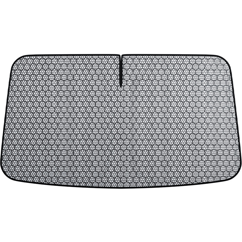 Parasolar parbriz auto din PVC, fixare prin clips, potrivire universală, imprimare logo