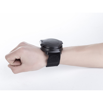 Velosipēda aizmugurējais spogulis ar plaukstas siksnu, ABS materiāls, konveksais reflektors, 49 g, 360° pagrieziens, zīmols De nuan