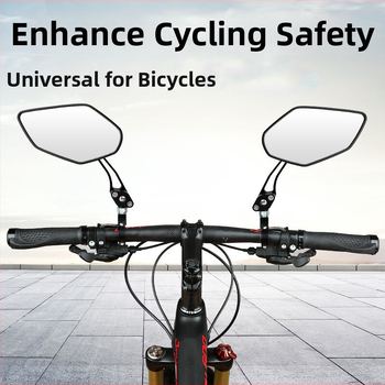 Ratta tagumine vaatepeegel, 360° pöörlemine, alumiiniumist sulam, HD klaaspeegel, lame reflektor