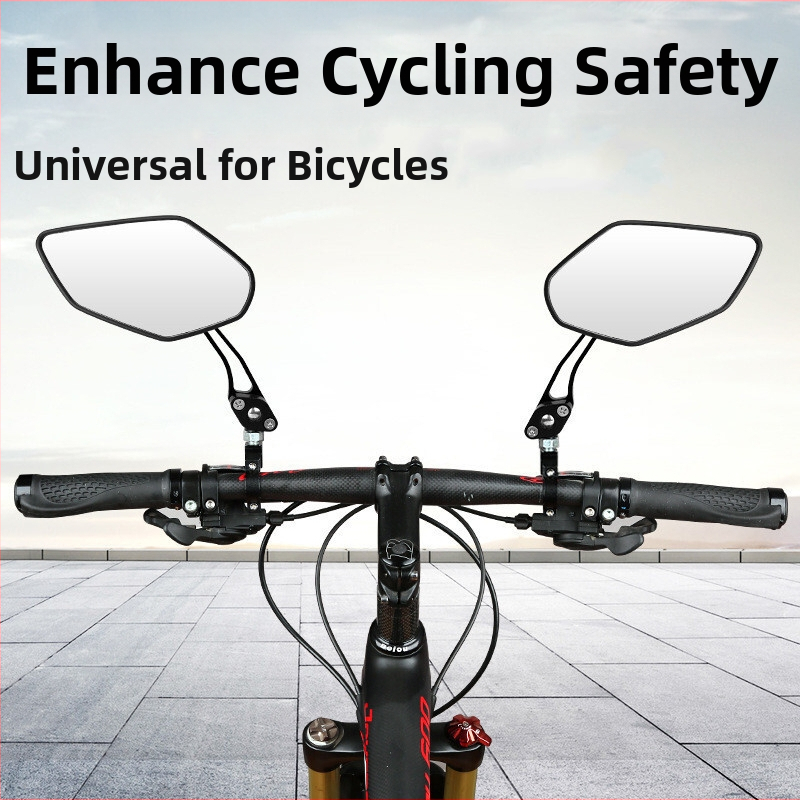 Ratta tagumine vaatepeegel, 360° pöörlemine, alumiiniumist sulam, HD klaaspeegel, lame reflektor