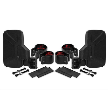 Zadnje ogledalo za UTV, model UTV-4, sferično konveksno ogledalo, stakleno ogledalo, kućište PP, dodatak SFUTV-4, kompatibilno s UTV/ATV, marka FLY QUICK