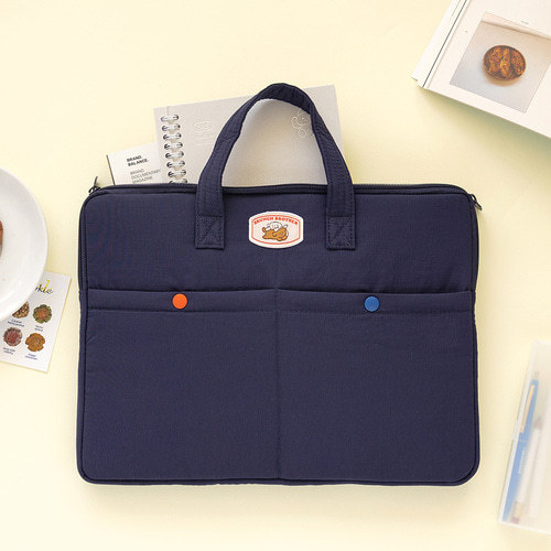 Minimalistinė nešiojamojo kompiuterio ir planšetinio kompiuterio rankinė, poliesterio išorė ir nailoninė įdėkla, unisex, 2023 m. vasaros leidimas; suderinama su Apple, Huawei ir Lenovo nešiojamojo kompiuteriais bei iPad