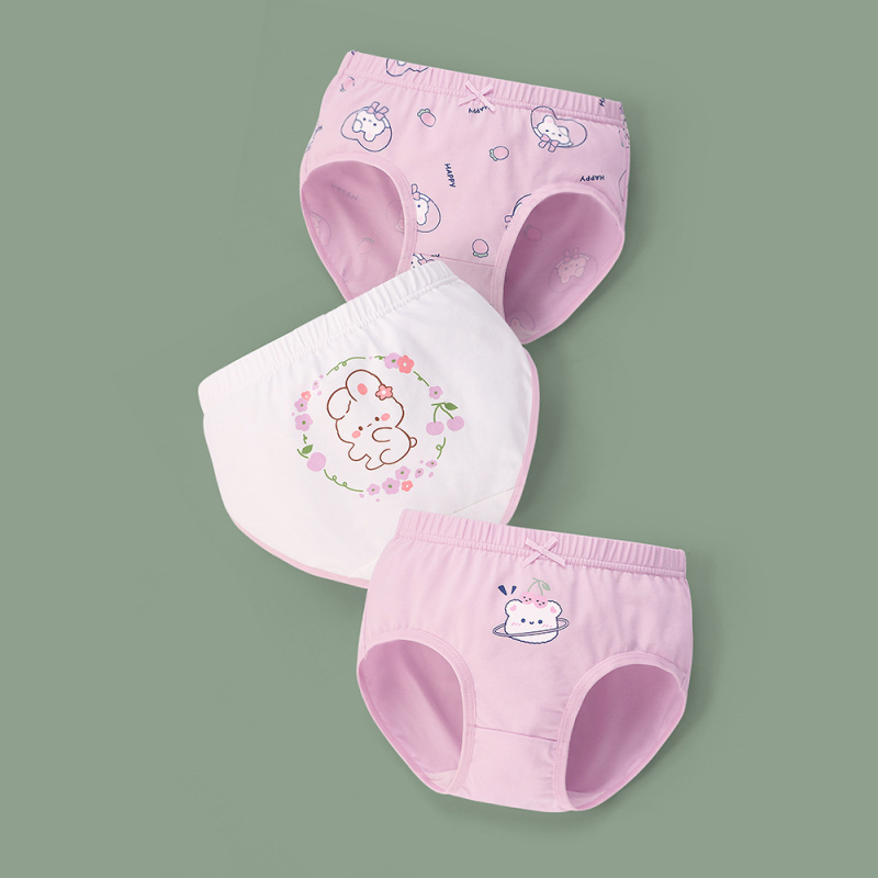 Mergaitėms antibakterinės medvilninės kelnaitės, klasė A, vidutinio liemens aukštis, 95% medvilnė, nuo 8 metų