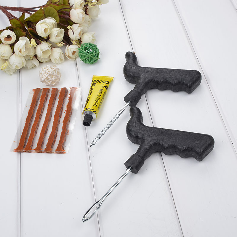 Kit de unelte pentru repararea anvelopelor auto și a motocicletelor – set de 8 piese, unelte pentru reparații rapide