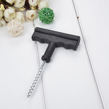 7 dalių tubeless padangų remonto rinkinys automobiliams ir motociklams – plastiko ir metalo įrankiai