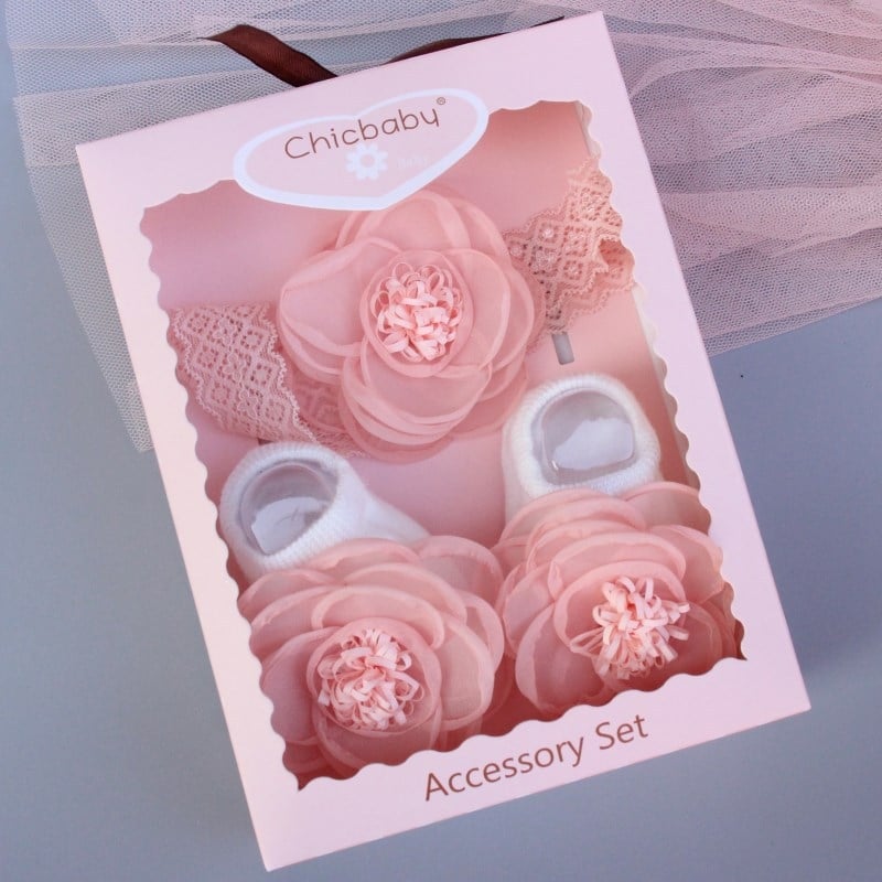 Elastična gumica za kosu za djecu – motiv labudine krune, karirana tkanina, stil mašne, prilagodljivo