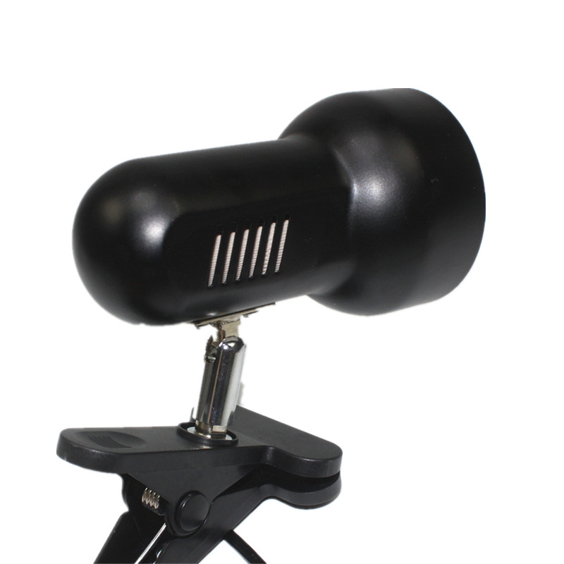 Lampă de birou LED cu clemă, protecție pentru ochi, abajur metalic, alimentare la priză 220V, modelul 968 – lampă duală pentru citit în dormitor și lucru