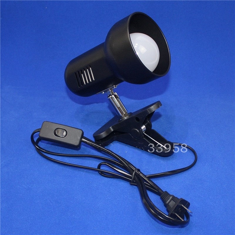 Lampă de birou LED cu clemă, protecție pentru ochi, abajur metalic, alimentare la priză 220V, modelul 968 – lampă duală pentru citit în dormitor și lucru