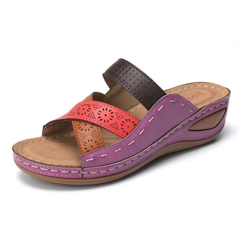 Kényelmes PU szandál – Slip-On, PU felső rész, PU bélés, PU talp