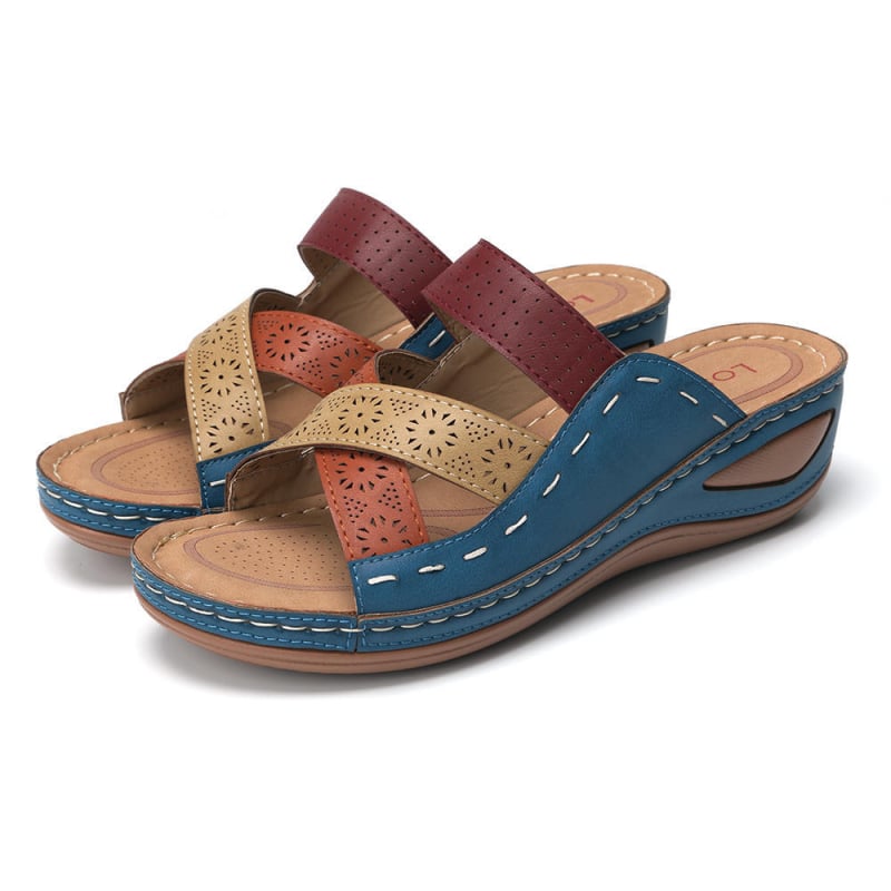 Kényelmes PU szandál – Slip-On, PU felső rész, PU bélés, PU talp