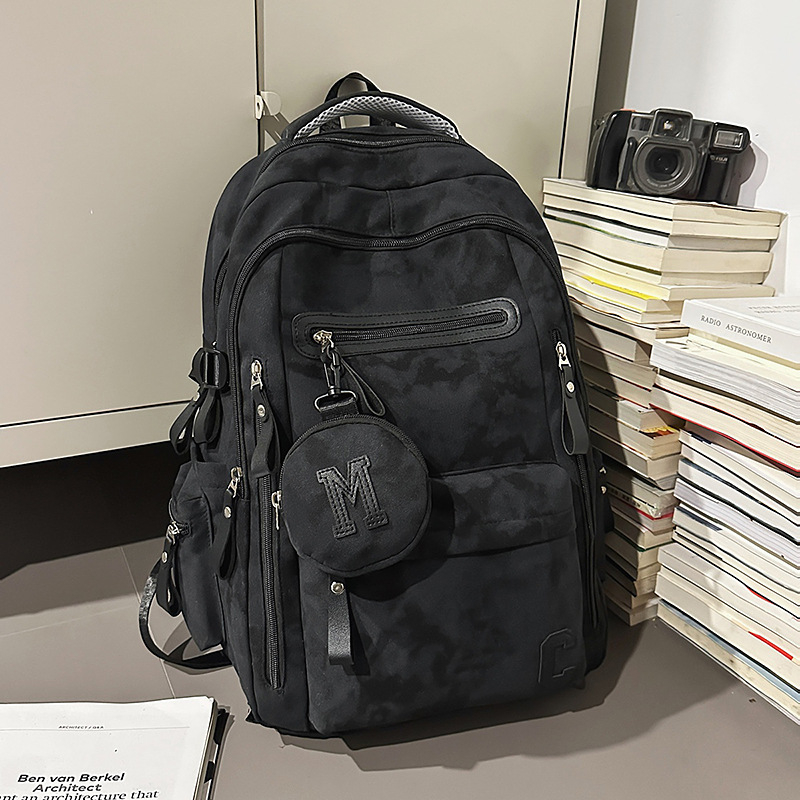 Раница за училище | унисекс, найлон, презрамки с въздушна подложка, уличен стил, голям капацитет